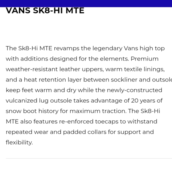 NWT VANS OFF THE WALL SK8-Hi Mte  MENS SIZE 10 - Picture 10 of 10